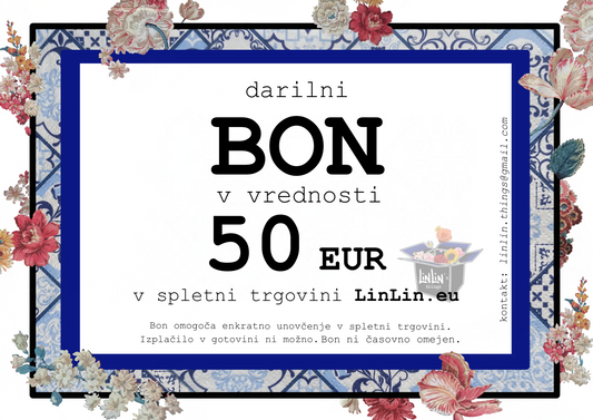 Darilni bon za 50 EUR